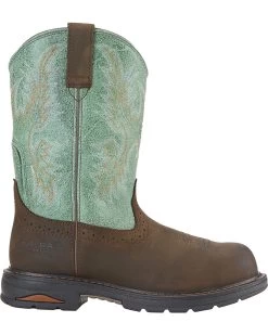 Ariat Waterproof Tracey Pull On Waterproof Work Boots - Composite Toe -Women - Western Cowboy 030791 B1 RT