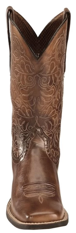 Ariat Women's Rich Brown Round Up Remuda Western Boots - Square Toe -Women - Western Cowboy 031B57 41 FT