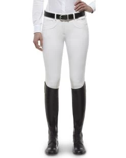 Ariat Women's Olympia Zip-Front Low Rise Knee Patch Breeches