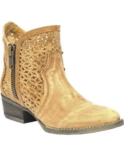 Circle G Women's Cutout Booties - Round Toe