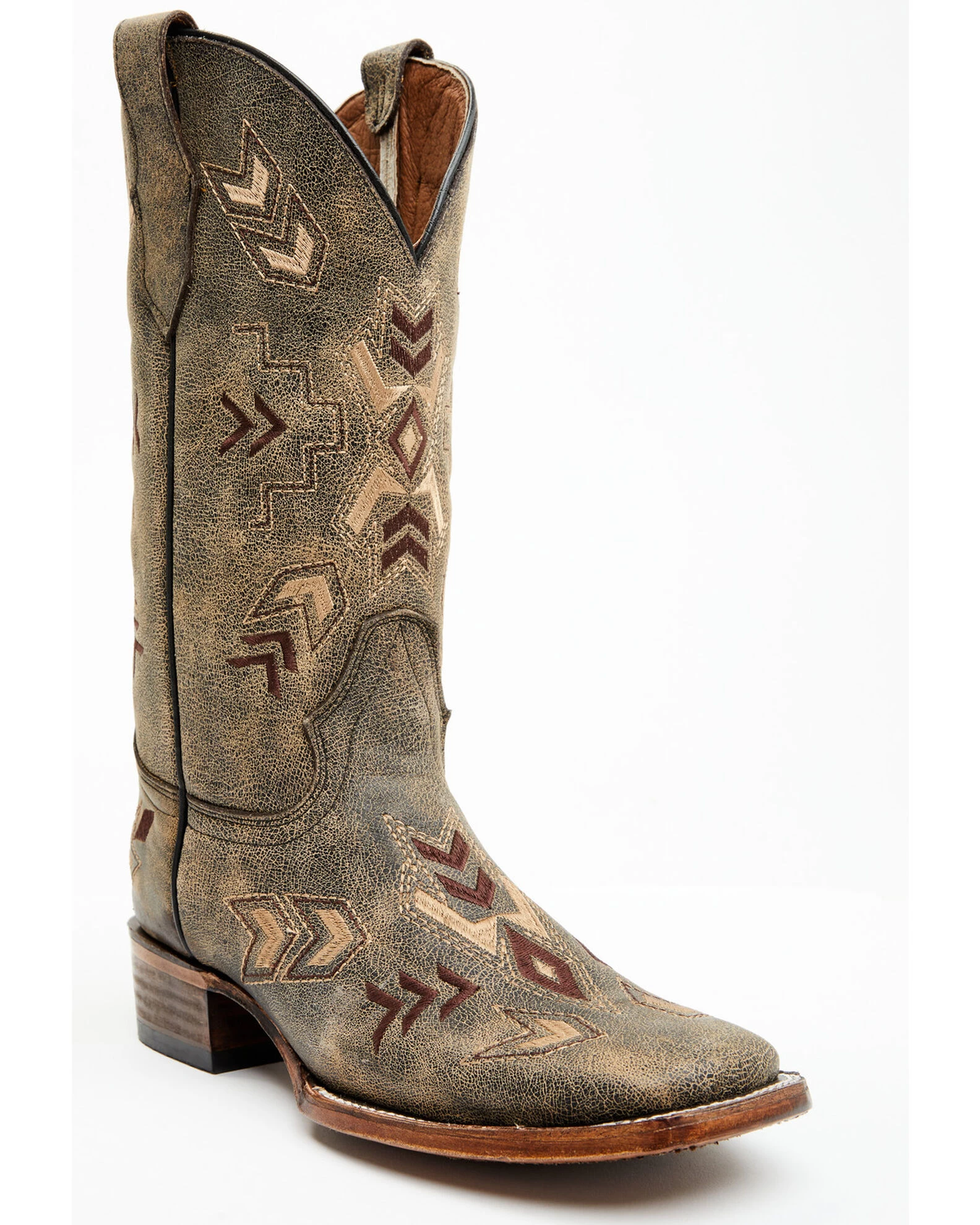 Circle G Women's Arrowhead Western Boots - Broad Square Toe 2 Circle G Women's Arrowhead Western Boots - Broad Square Toe - Image 2
