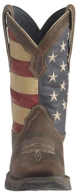 Durango Lady Rebel American Flag Western Performance Boots - Broad Square Toe -Women - Western Cowboy 045P55 41 FT