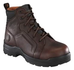 Rockport Women's More Energy Brown 6" Lace-Up Work Boots - Composite Toe