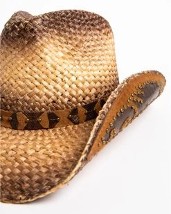 Shyanne Women's Rustic Tan Straw Hat 13 Shyanne Women's Rustic Tan Straw Hat -Women - Western Cowboy 2000199477 200 D3