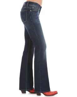 Wrangler Retro Women's Dark Wash Sadie Jeans -Women - Western Cowboy 2000215178 402 D1