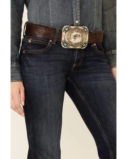 Wrangler Retro Women's Dark Wash Sadie Jeans -Women - Western Cowboy 2000215178 402 P2