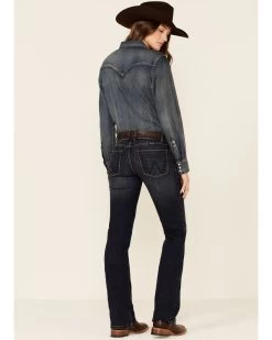 Wrangler Retro Women's Dark Wash Sadie Jeans