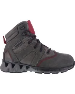 Reebok Women's ZigKick Waterproof Hiker Work Boots - Carbon Toe