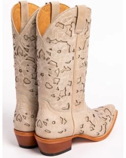 Shyanne Women's Laser Cut Western Boots - Snip Toe -Women - Western Cowboy 2000237037 100 BK