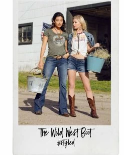 Idyllwind Women's Wildwest Brown Western Boots - Snip Toe