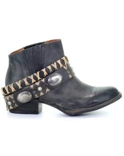 Circle G Women's Harness Western Booties - Round Toe 9 Circle G Women's Harness Western Booties - Round Toe -Women - Western Cowboy 2000257891 001 P2