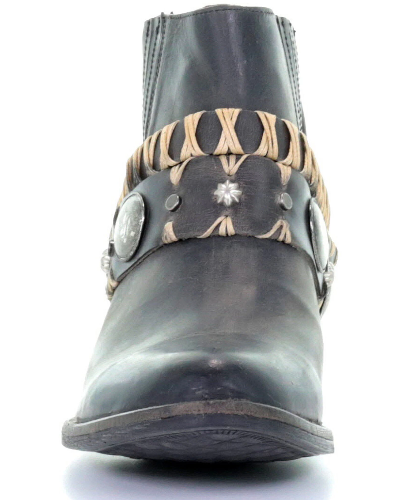 Circle G Women's Harness Western Booties - Round Toe 4 Circle G Women's Harness Western Booties - Round Toe - Image 4