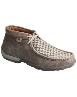 Twisted X Women's Weave Gray Moccasin Shoes - Moc Toe -Women - Western Cowboy 2000259069 020 P1
