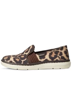 Ariat Women's Ryder Slip-On Leopard Shoes - Round Toe -Women - Western Cowboy 2000281900 200 P2