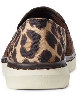 Ariat Women's Ryder Slip-On Leopard Shoes - Round Toe