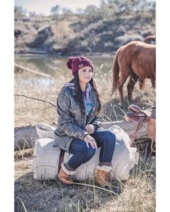 STS Ranchwear Women's Steele Gray Ranch Hand Leather Jacket