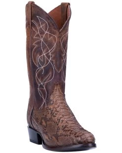 Dan Post Men's Manning Exotic Python Western Boots - Medium Toe -Women - Western Cowboy 2000285914 200 P1