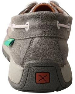 Twisted X Women's Silver CellStretch Boat Shoes - Moc Toe -Women - Western Cowboy 2000291741 040 P4