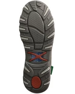 Twisted X Women's Silver CellStretch Boat Shoes - Moc Toe