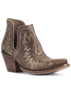 Ariat Women's Dixon Distressed Fashion Booties - Snip Toe -Women - Western Cowboy 2000294017 200 P1