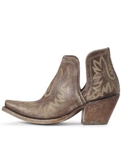 Ariat Women's Dixon Distressed Fashion Booties - Snip Toe