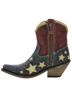 Liberty Black Women's Azul Americana Fashion Booties - Snip Toe -Women - Western Cowboy 2000313240 900 P3