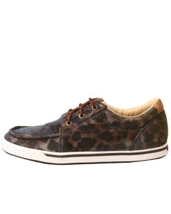 Twisted X Women's Leopard Brown Casual Sneakers - Moc Toe -Women - Western Cowboy 2000319387 902 P3