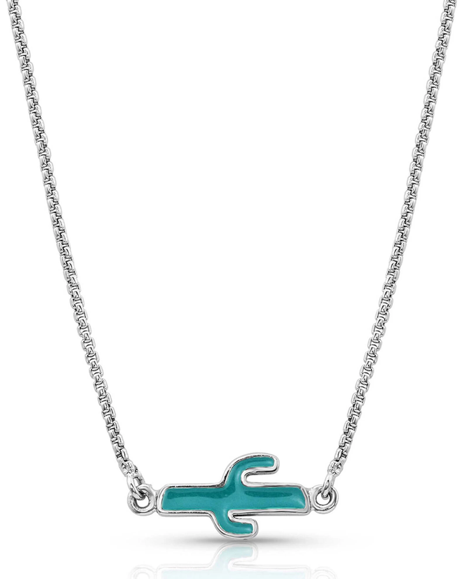 Montana Silversmiths Women's Two Sides To Every Cactus Necklace 2 Montana Silversmiths Women's Two Sides To Every Cactus Necklace - Image 2