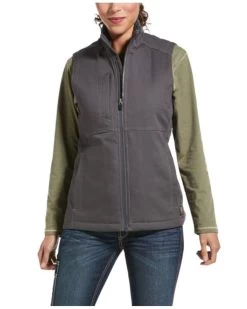 Ariat Women's Rebar Gray Duracanvas Insulated Vest