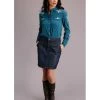 Stetson Women's Dark Denim Skirt