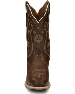 Justin Women's Jesse Brown Western Boots - Square Toe
