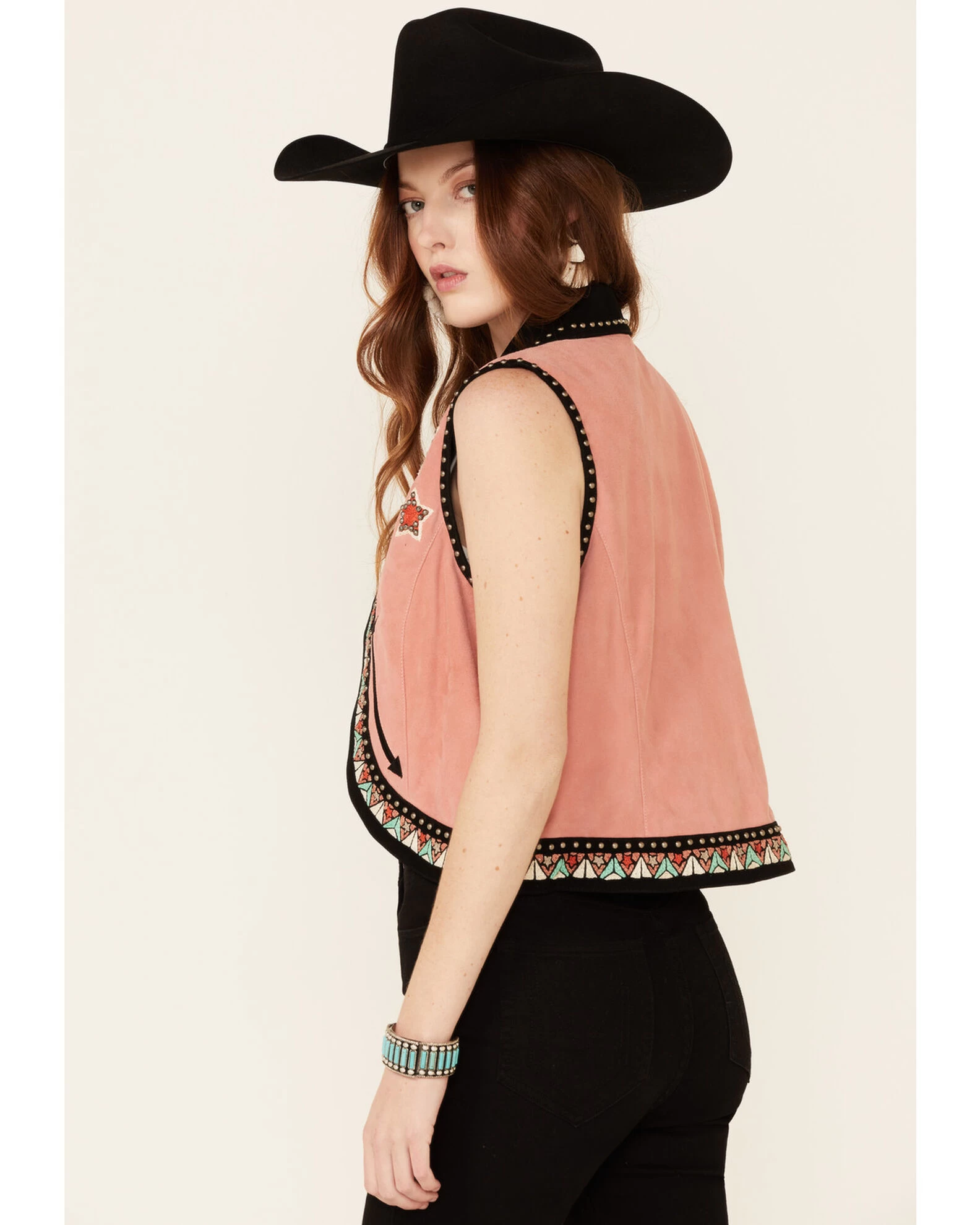 Double D Ranch Women's Song Of The West Suede Vest 2 Double D Ranch Women's Song Of The West Suede Vest - Image 2