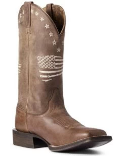 Ariat Women's Circuit Patriot Western Boots - Broad Square Toe -Women - Western Cowboy 2000340594 200 P1