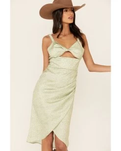 Sadie & Sage Women's Amy Dot Midi Dress -Women - Western Cowboy 2000340696 343 P4