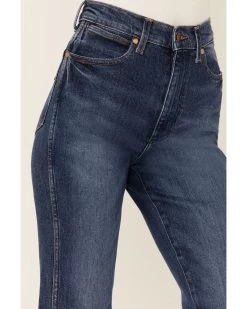 Wrangler Women's Westward Heritage Dark Wash High Rise Flare Jeans -Women - Western Cowboy 2000341573 400 P2