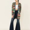 Tasha Polizzi Women's Southwestern Print Cardigan