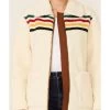 Pendleton Women's Ivory Glacier Sunset Zip-Front Fleece Jacket