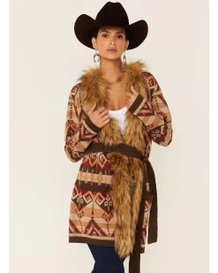 Tasha Polizzi Women's Berlin Blanket Cardigan -Women - Western Cowboy 2000344752 255 P1