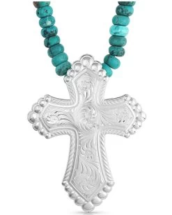 Montana Silversmiths Women's Authentic Faith Statement Necklace