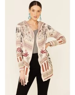 Johnny Was Women's Alabaster Cordelia Short Hoodie Jacket -Women - Western Cowboy 2000350281 110 P1