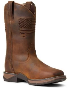 Ariat Women’s Anthem Patriot Waterproof Western Performance Boots – Broad Square Toe -Women - Western Cowboy 2000355152 200 P1