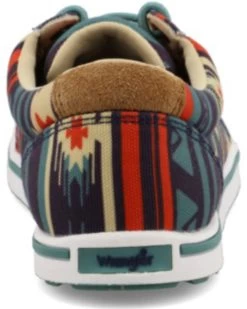 Wrangler Footwear Retro Women's Navy Southwestern Shoes - Moc Toe -Women - Western Cowboy 2000356811 900 P5