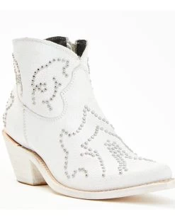 Liberty Black Women's Mae Studded Fashion Western Booties - Snip Toe -Women - Western Cowboy 2000357741 100 P1