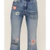 Wrangler X Fender Women's West Ward Medium Wash High Rise Bootcut Jeans