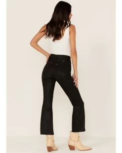 Wrangler X Fender Women's Wrock Cropped Flare Jeans 7 Wrangler X Fender Women's Wrock Cropped Flare Jeans -Women - Western Cowboy 2000360369 001 P3