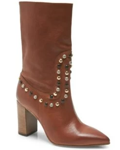 Free People Women's Dakota Heel Studded Leather Western Boots - Pointed Toe 7 Free People Women's Dakota Heel Studded Leather Western Boots - Pointed Toe -Women - Western Cowboy 2000362983 200 P1