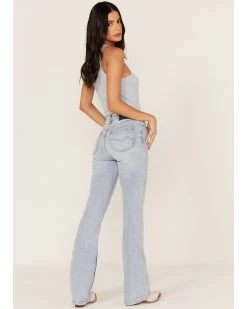 Cleo + Wolf Women's South Coast High Rise Light Wash Stretch Bootcut Jeans 6 Cleo + Wolf Women's South Coast High Rise Light Wash Stretch Bootcut Jeans -Women - Western Cowboy 2000364987 400 P3