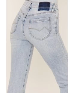 Cleo + Wolf Women's South Coast High Rise Light Wash Stretch Bootcut Jeans 7 Cleo + Wolf Women's South Coast High Rise Light Wash Stretch Bootcut Jeans -Women - Western Cowboy 2000364987 400 P4