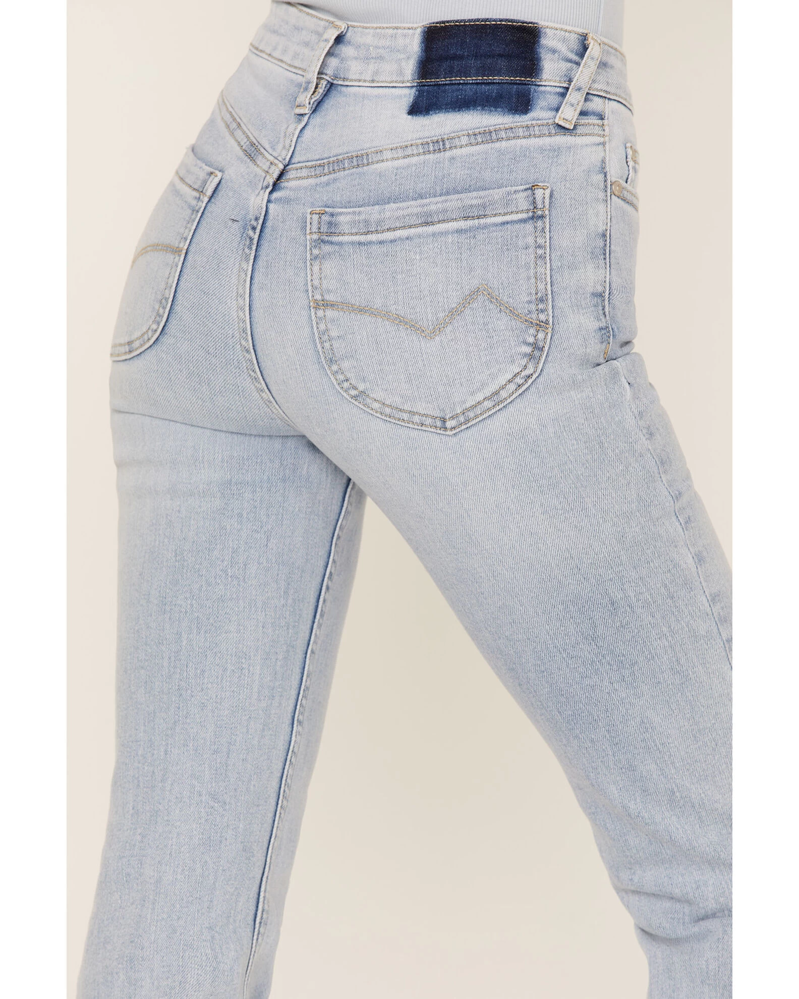 Cleo + Wolf Women's South Coast High Rise Light Wash Stretch Bootcut Jeans 4 Cleo + Wolf Women's South Coast High Rise Light Wash Stretch Bootcut Jeans - Image 4