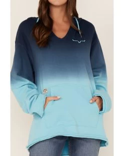 Kimes Ranch Women's Sante Fe Dip Dye Sweatshirt Hoodie -Women - Western Cowboy 2000365880 410 P3